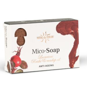 JABÓN MICO-SOAP REISHI ROSA MOSQUETA ANTI-AGING 150 g.