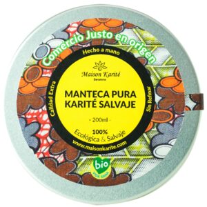 Manteca Pura de Karité Salvaje Sin Refinar Bio 100 ml