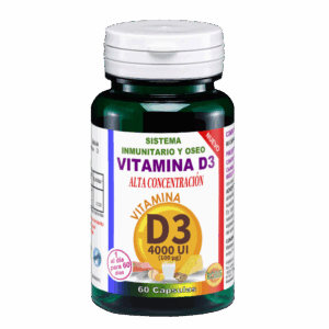 Vitamina D3 4000 UI 60 perlas